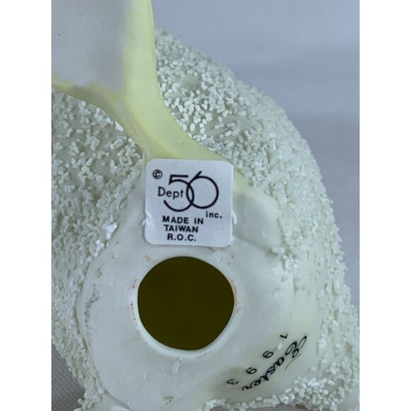 Vintage Dept 56 Easter 1993 Textured Cream Duckling Figurine 282-6 Porcelain 3" - Picture 6 of 12